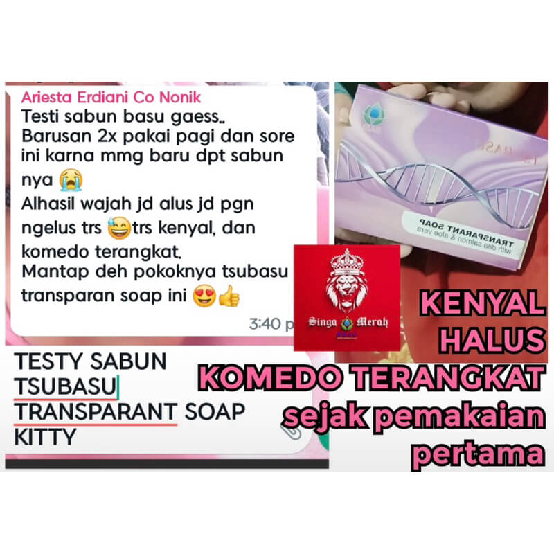 Testimoni Tsubasu Transparant Soap Aceh Barat